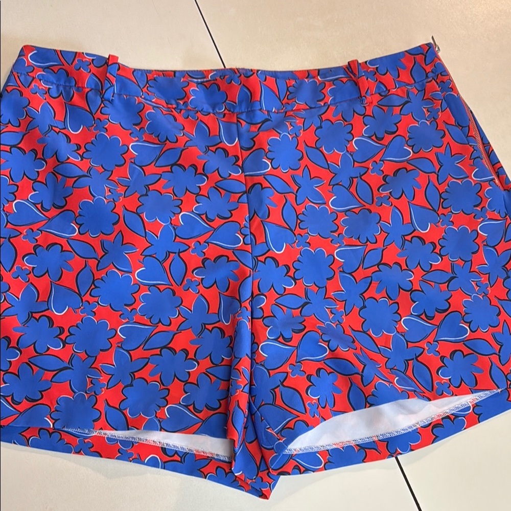 Eloquii Ladies 16 Blue and Orange Shorts